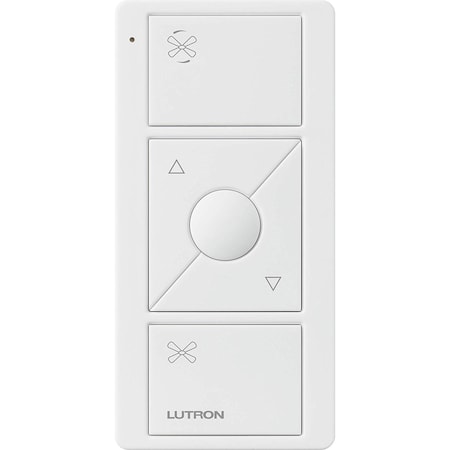 Lutron Lutron Pico Remote Smart-Enabled Fan Control White 1 pk PJ2-3BRL-WHF01R